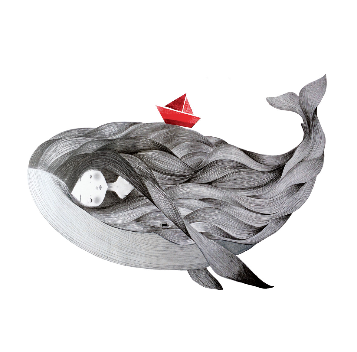 seforapons-graphite-collage-symbiosis-red-boat-whale-girl-kujirachan