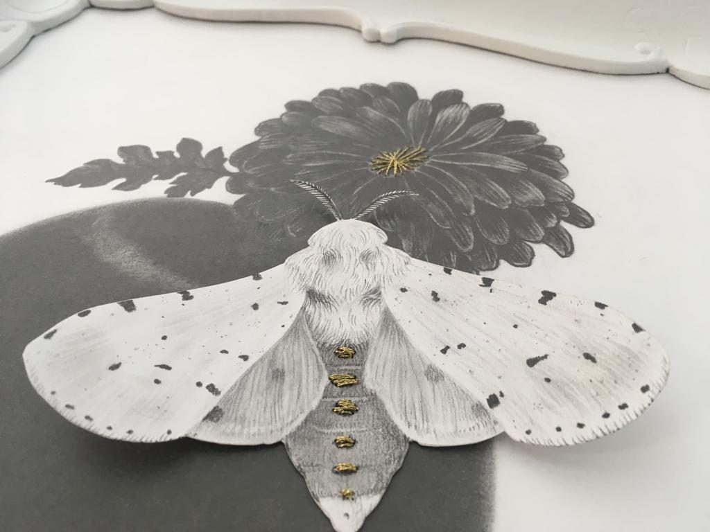 seforapons-falena bianca- graphite-embroidery2